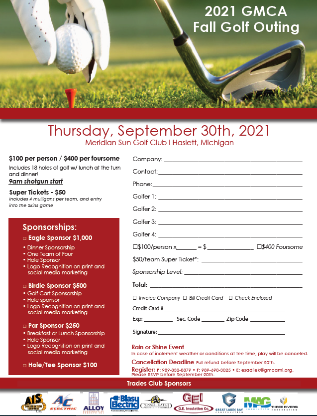 Golf Outing flyer